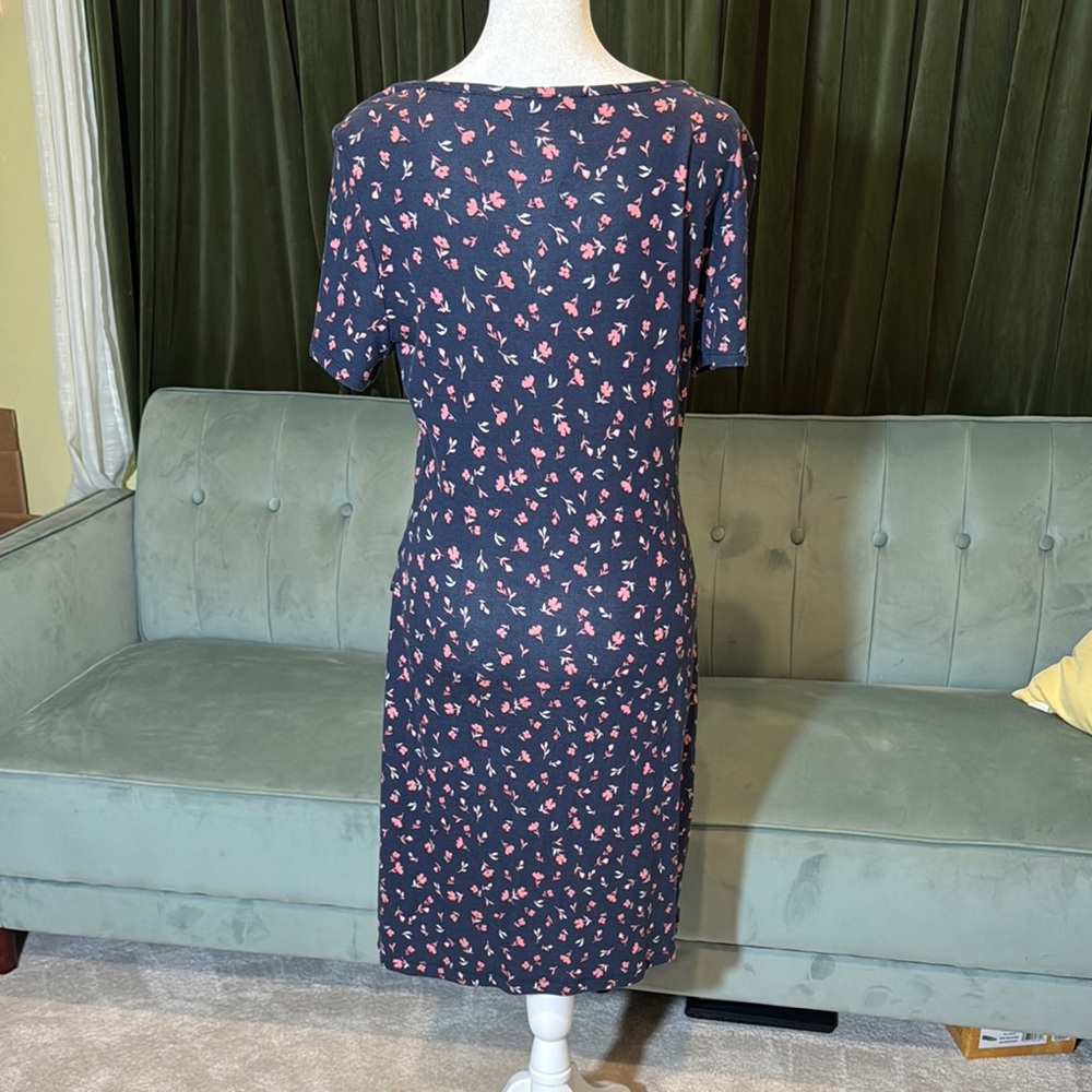 41 Hawthorn Blue and White Sheath Midi Dress NWT - Picture 5 of 5